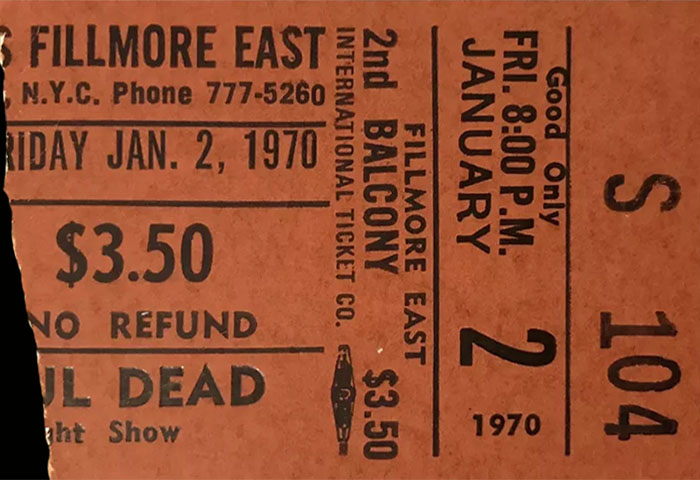 GDSets.com - 1970-1974: Tickets & Stubs